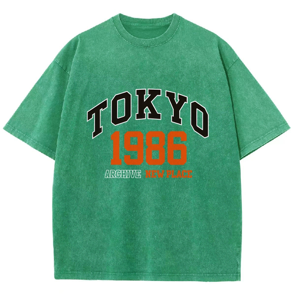 Tokyo 1986 Vintage Washed T-shirt