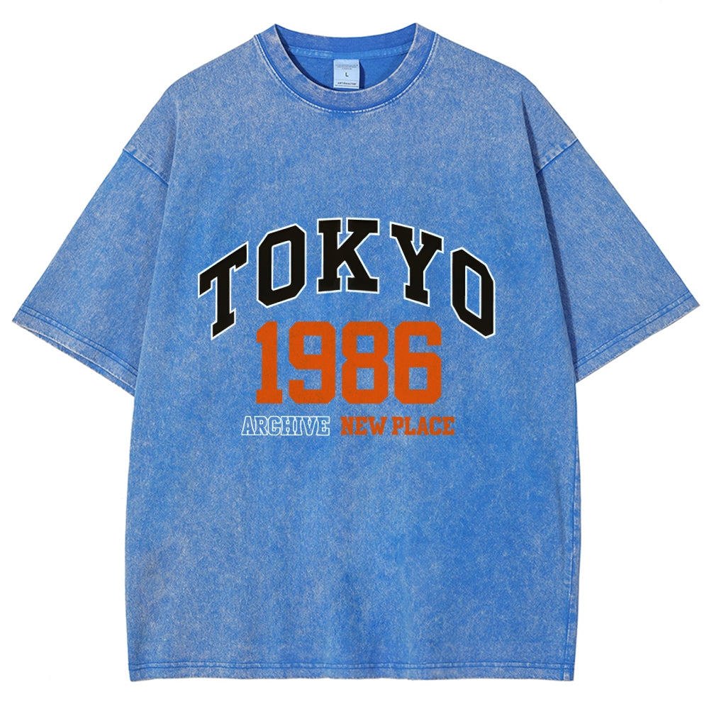 Tokyo 1986 Vintage Washed T-shirt
