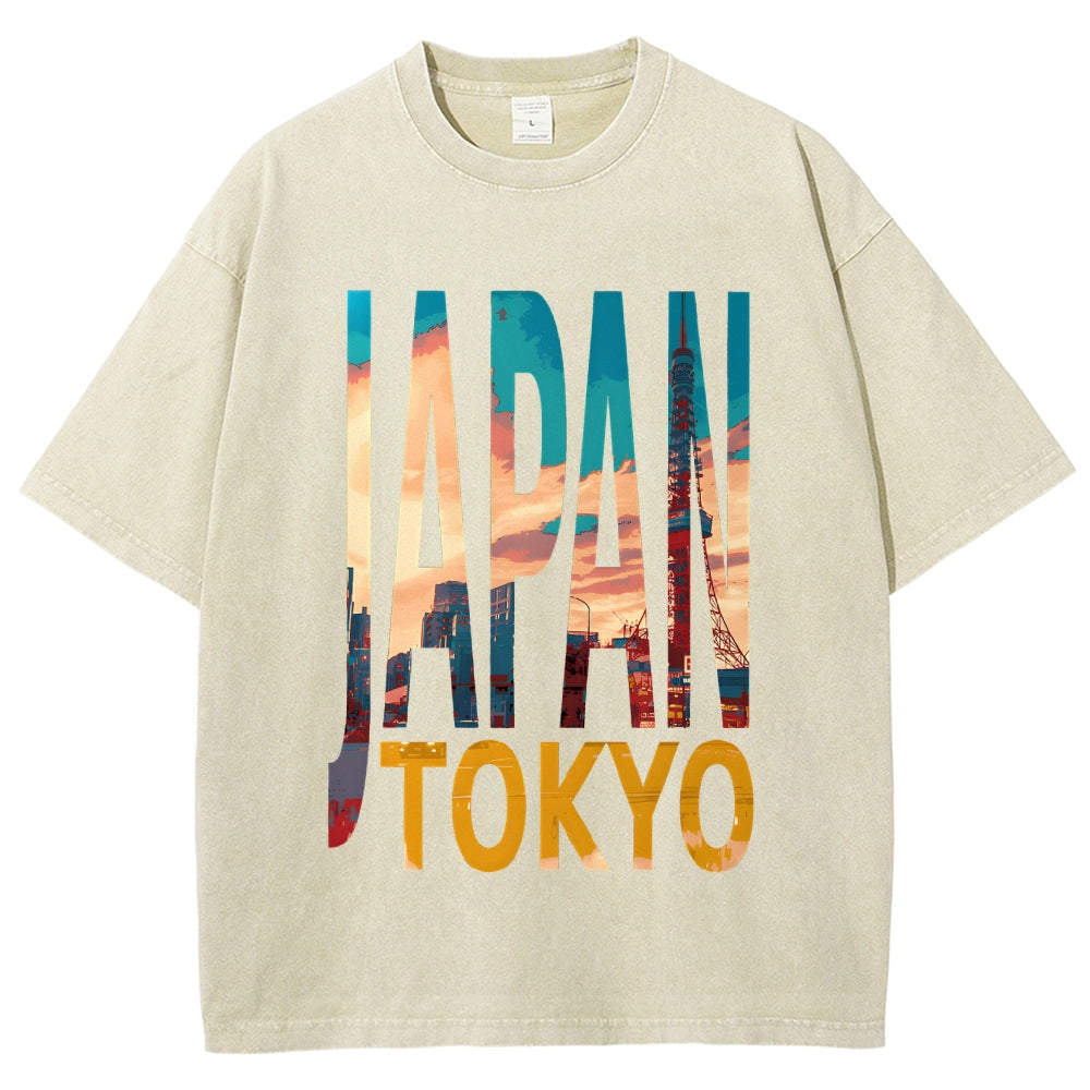 TOKYO JAPAN Vintage Washed T-shirt