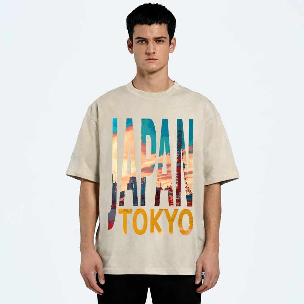 TOKYO JAPAN Vintage Washed T-shirt