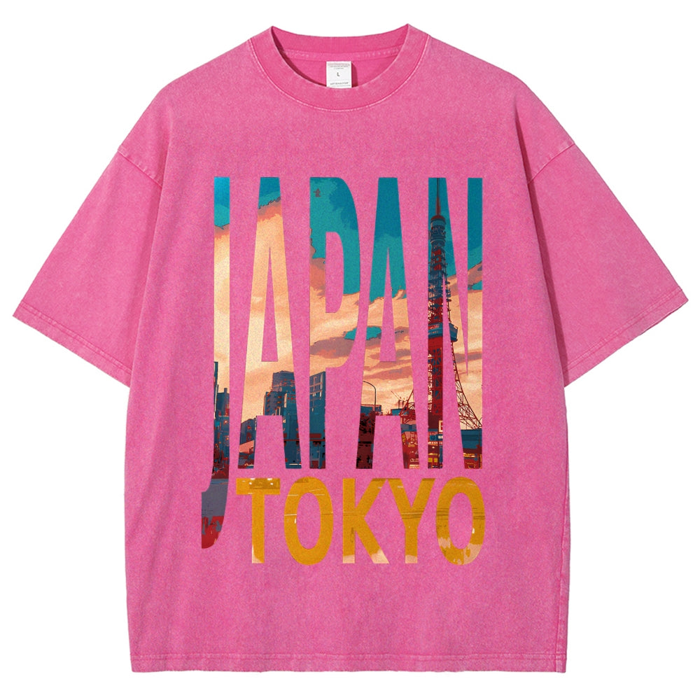 TOKYO JAPAN Vintage Washed T-shirt