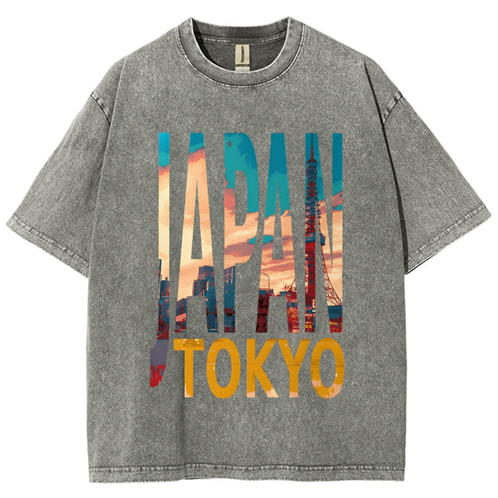 TOKYO JAPAN Vintage Washed T-shirt