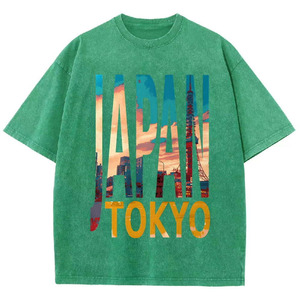 TOKYO JAPAN Vintage Washed T-shirt