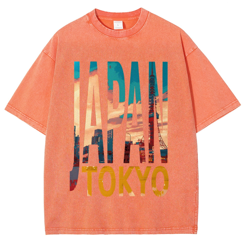 TOKYO JAPAN Vintage Washed T-shirt