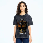 Unisex Mazinger Z Printed Washed Tee