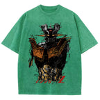 Unisex Mazinger Z Printed Washed Tee