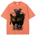 Unisex Mazinger Z Printed Washed Tee