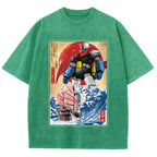 Mazinger Z Vintage Wash Japanese Design T-Shirt