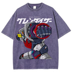 Grendizer Vintage Wash Japanese Design T-Shirt
