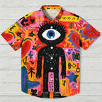 Big-eyed Man Hawaiian Shirt