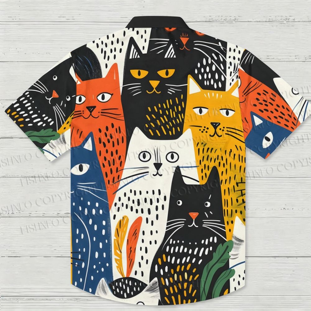 All Kinds of Cats Hawaiian Shirt