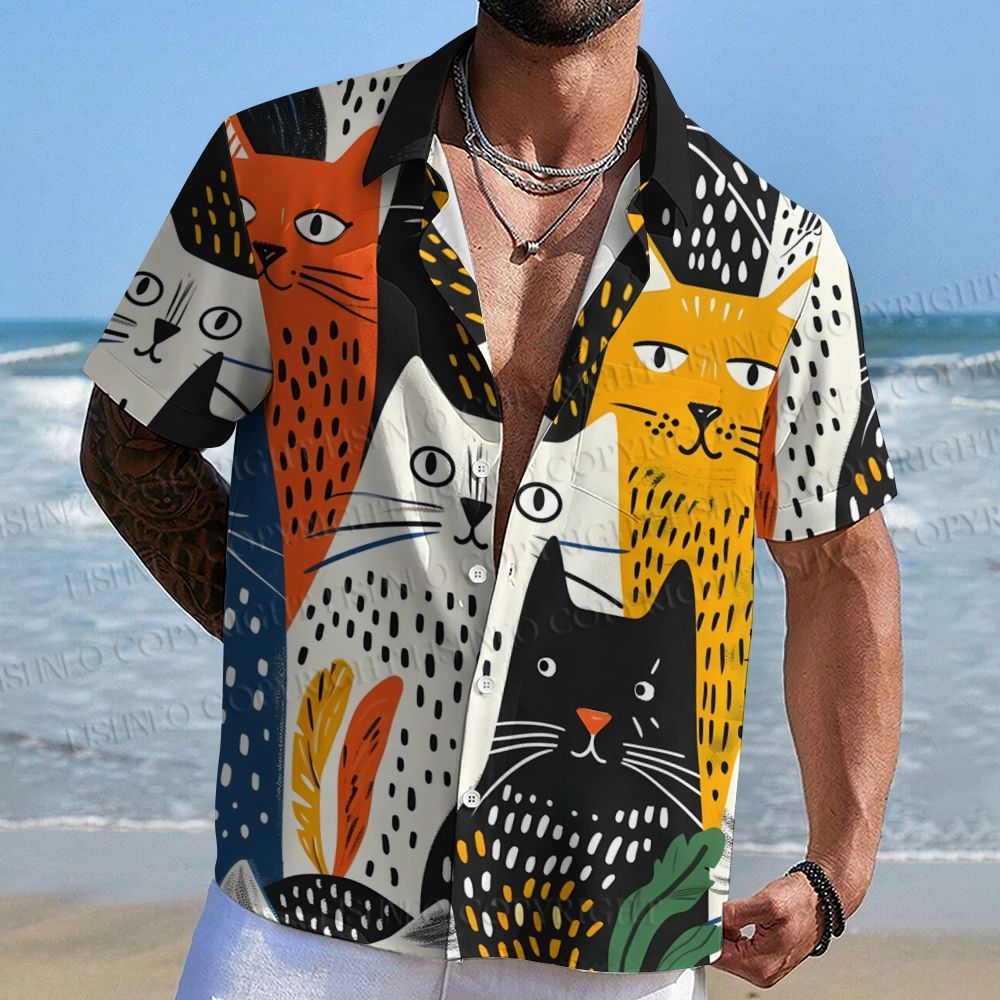 All Kinds of Cats Hawaiian Shirt