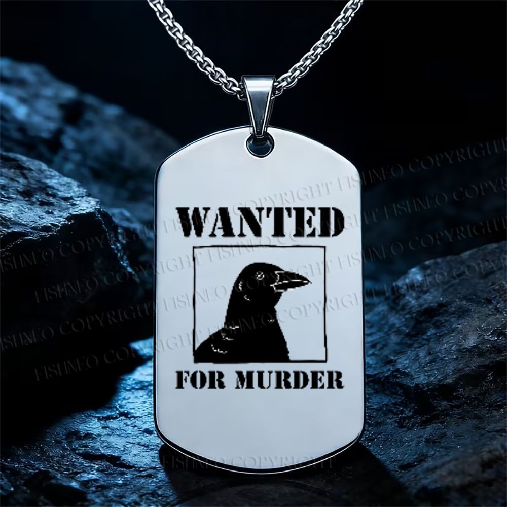 Wanted for murder Necklace