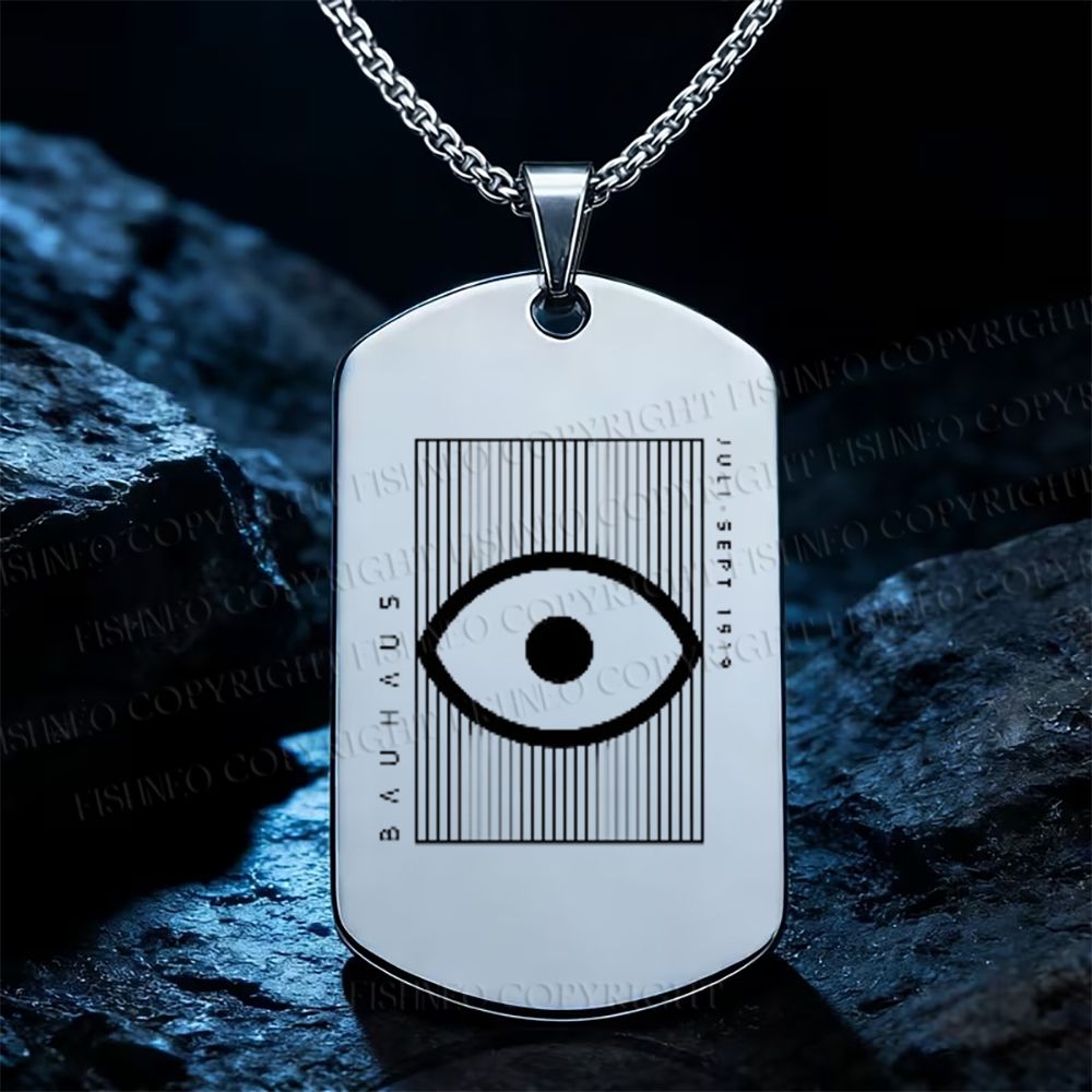 Bauhaus eye Necklace