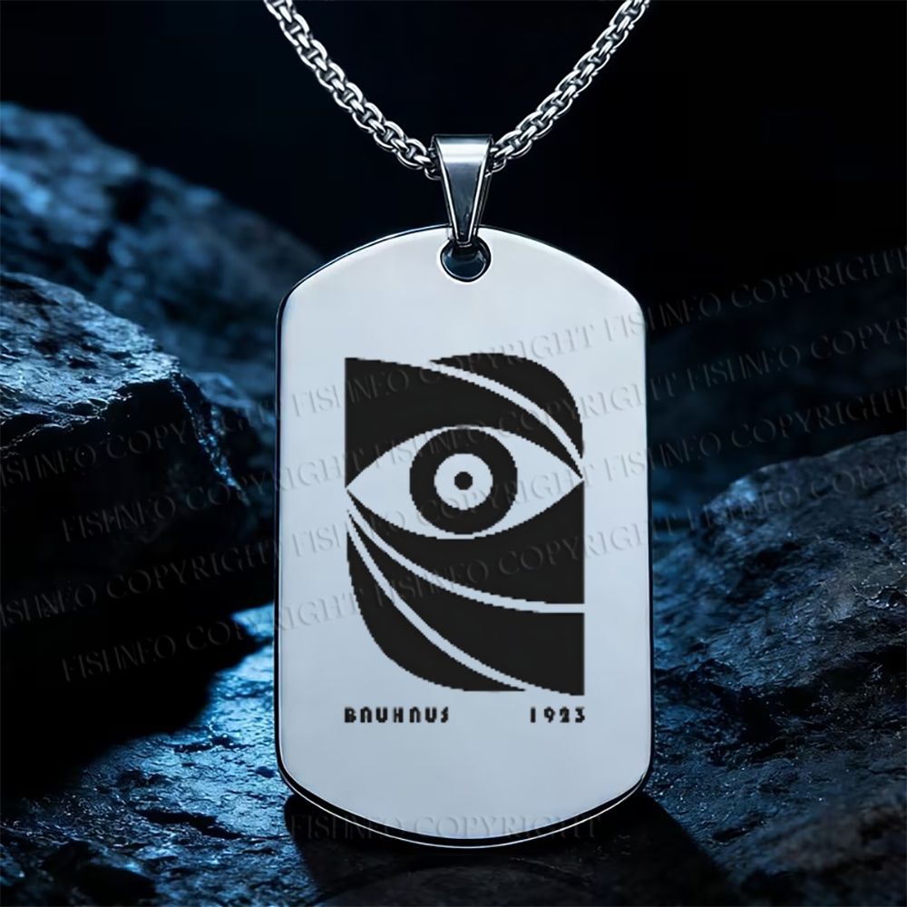 Bauhaus eye Necklace