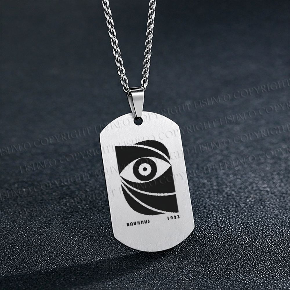 Bauhaus eye Necklace
