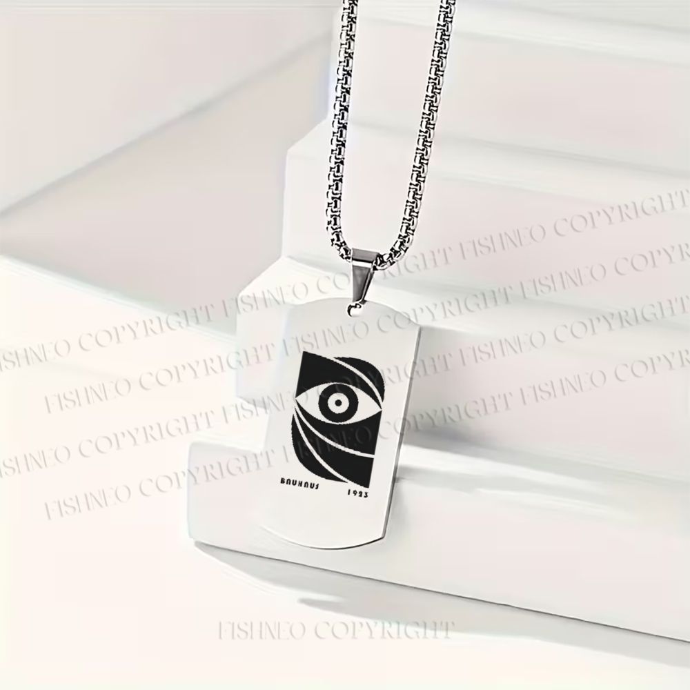 Bauhaus eye Necklace