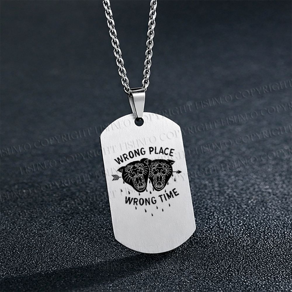 Wrong place wrong time Necklace