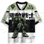 Gundam MS-06F Zaku II Jersey Shirts