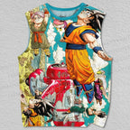Unisex Dragon Ball Printed Tank Top