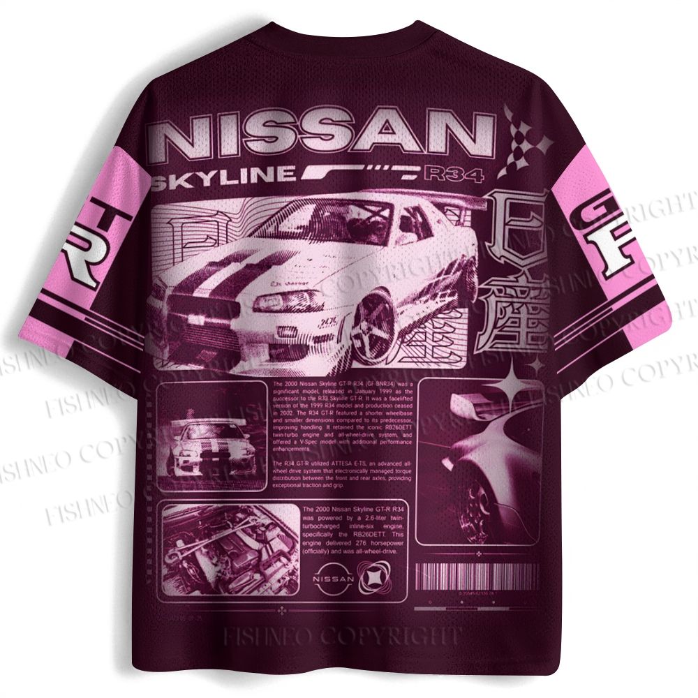 Nissan Skyline GT-R R34 Jersey Shirts