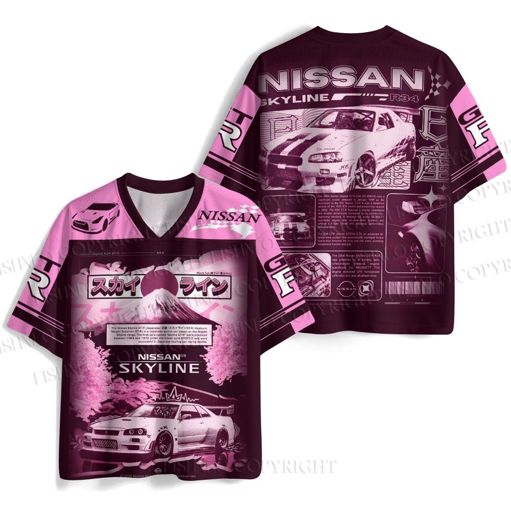 Nissan Skyline GT-R R34 Jersey Shirts