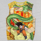 Unisex Dragon Ball Goku Printed Tank Top