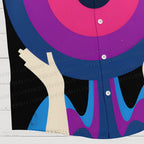Giant Vinyl Record With Eye Hawaiian Shirt