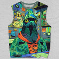 Unisex Silly Pigeon Printed Tank Top