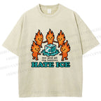 Unisex We Hate Ice Printed Washed Tee