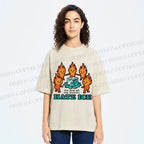 Unisex We Hate Ice Printed Washed Tee