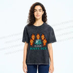 Unisex We Hate Ice Printed Washed Tee
