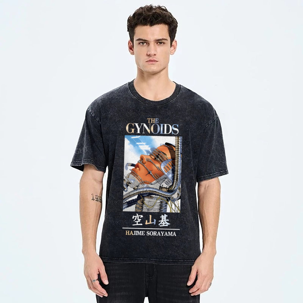 The Gynoids Hajime Sorayama Vintage Wash Japanese Design T-Shirt