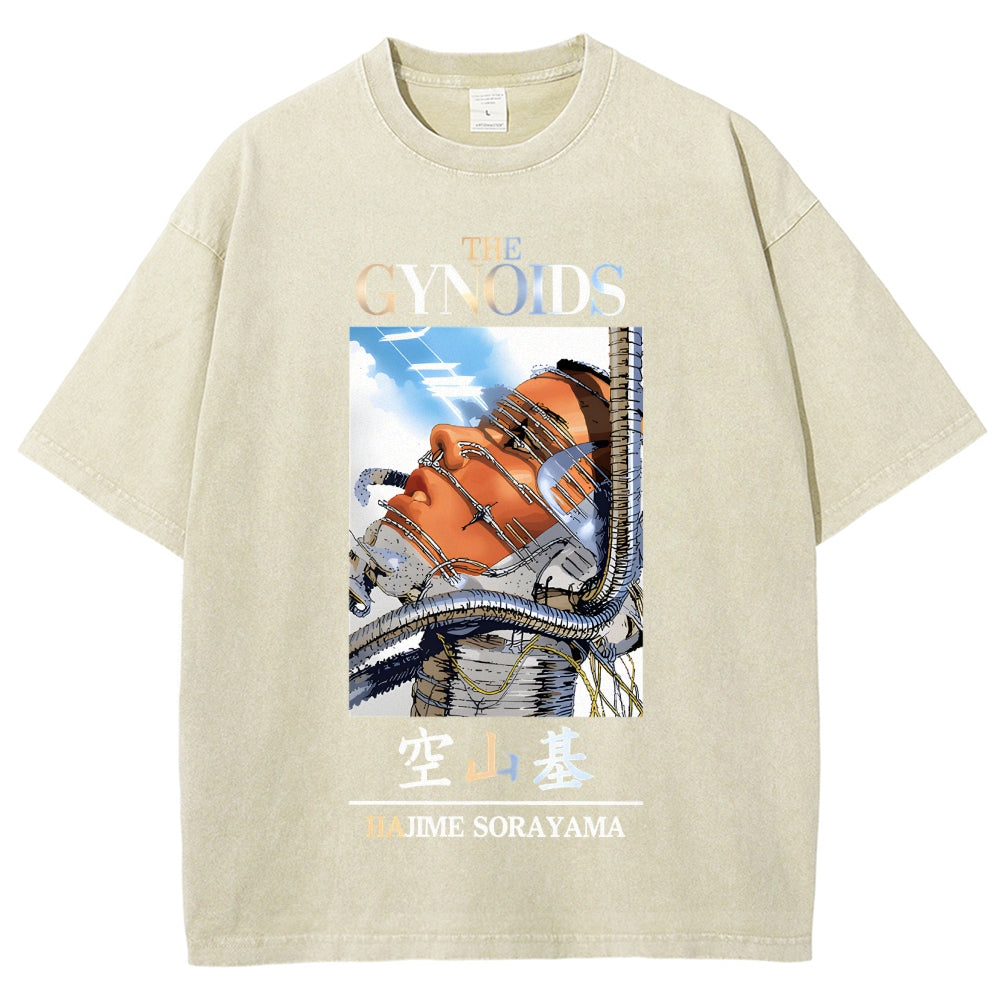 The Gynoids Hajime Sorayama Vintage Wash Japanese Design T-Shirt