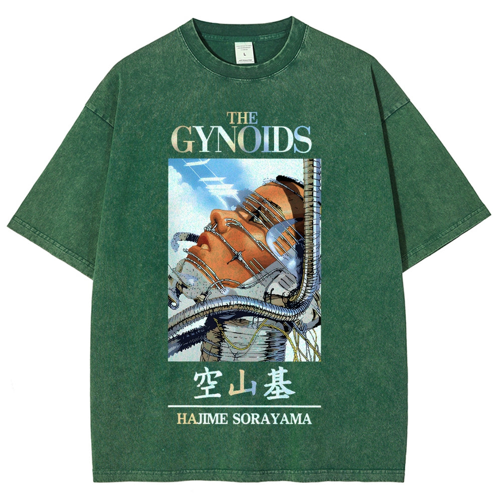 The Gynoids Hajime Sorayama Vintage Wash Japanese Design T-Shirt