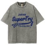 Osaka Flying Takoyaki SuperFly Japanese Vintage Washed T-shirt