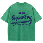 Osaka Flying Takoyaki SuperFly Japanese Vintage Washed T-shirt