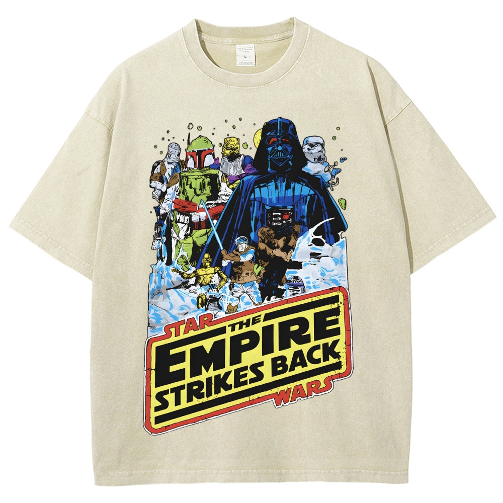 Star war washed tshirt