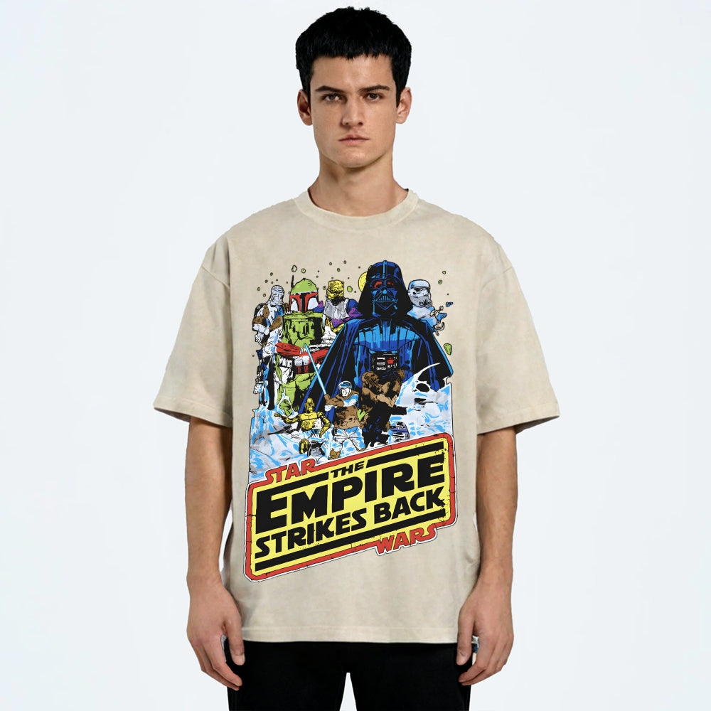 Star war washed tshirt