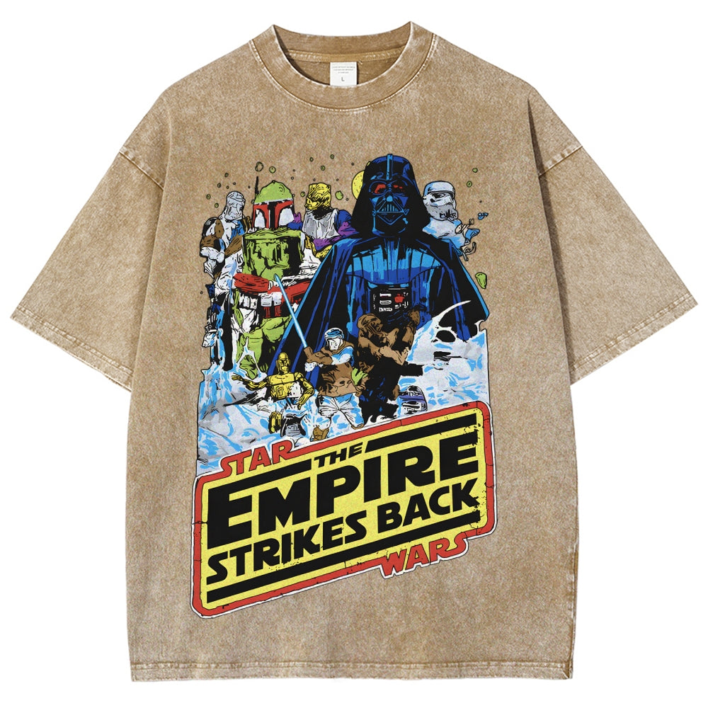 Star war washed tshirt