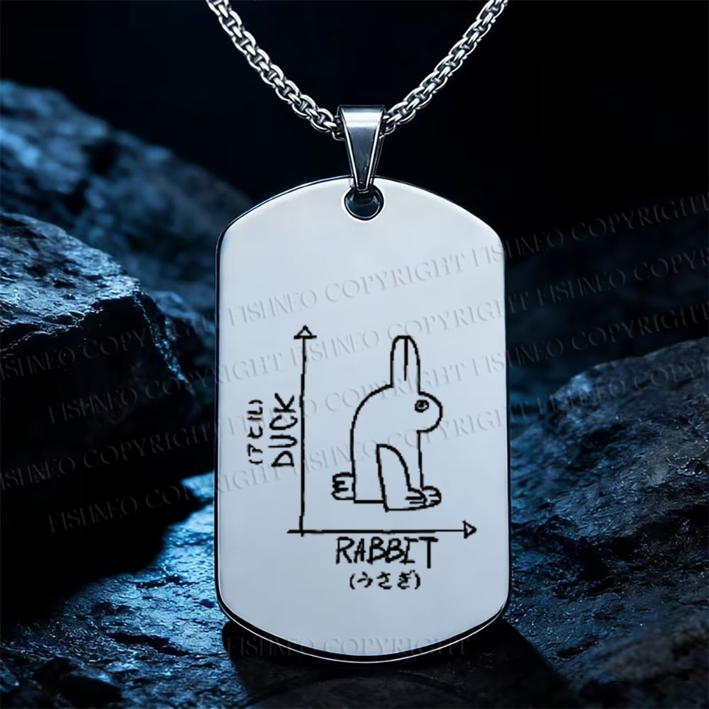 Rabbit Duck Necklace