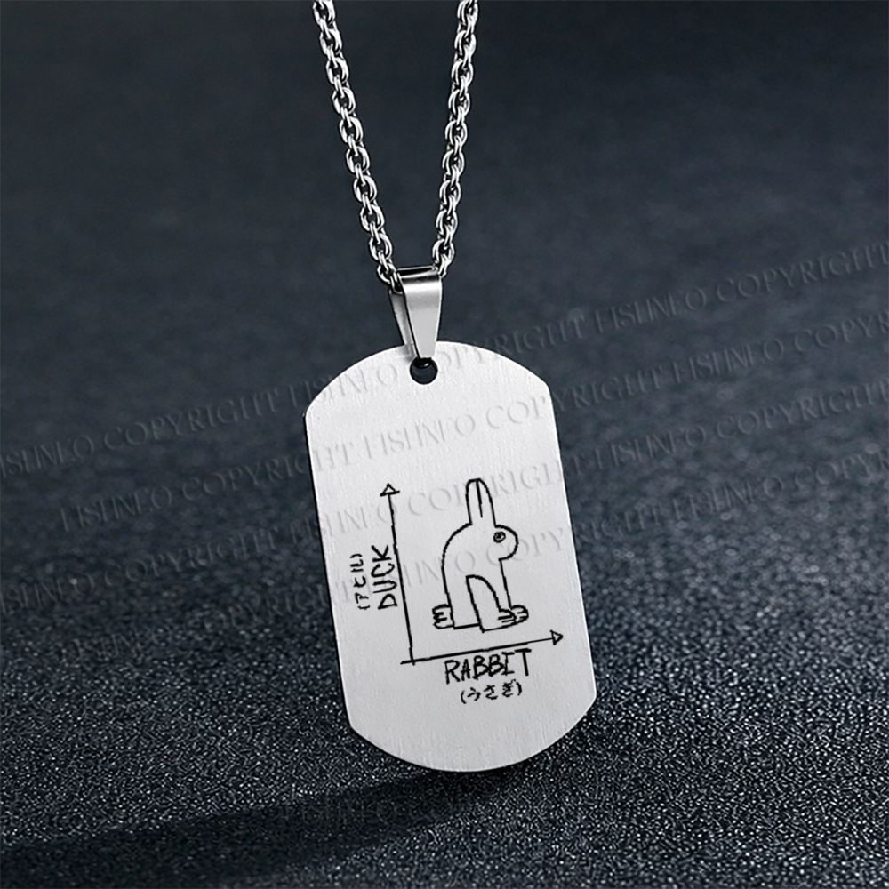 Rabbit Duck Necklace