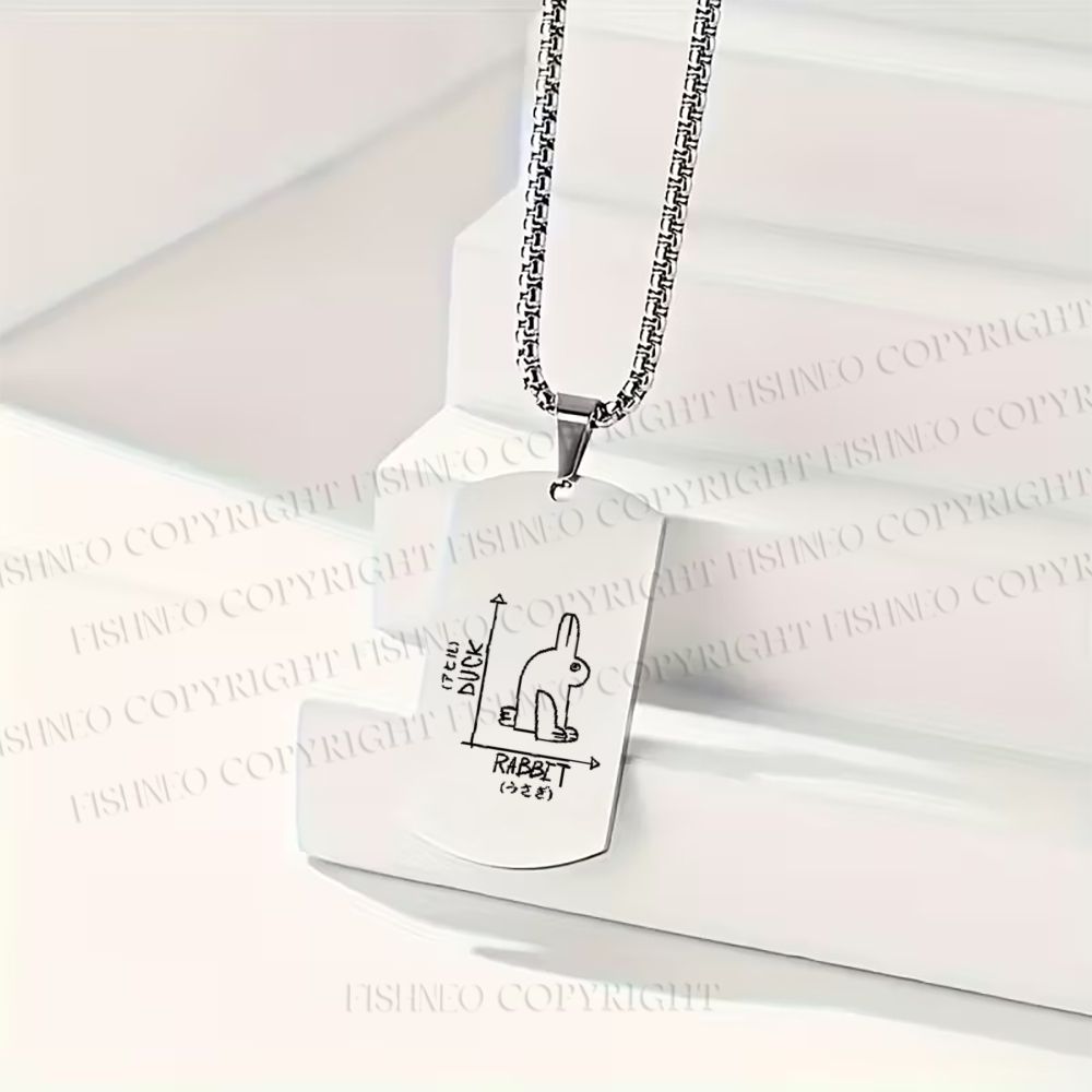 Rabbit Duck Necklace