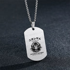 The Macaque Monkey In The Bath Necklace