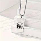 Born To Fight Tiger Necklace