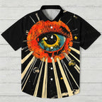 Giant Eye in Galaxy Hawaiian Shirt