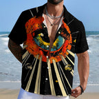 Giant Eye in Galaxy Hawaiian Shirt