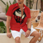 Giant Eye Sketch Hawaiian Shirt