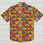 Colorful frogs Hawaiian Shirt