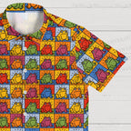 Colorful frogs Hawaiian Shirt